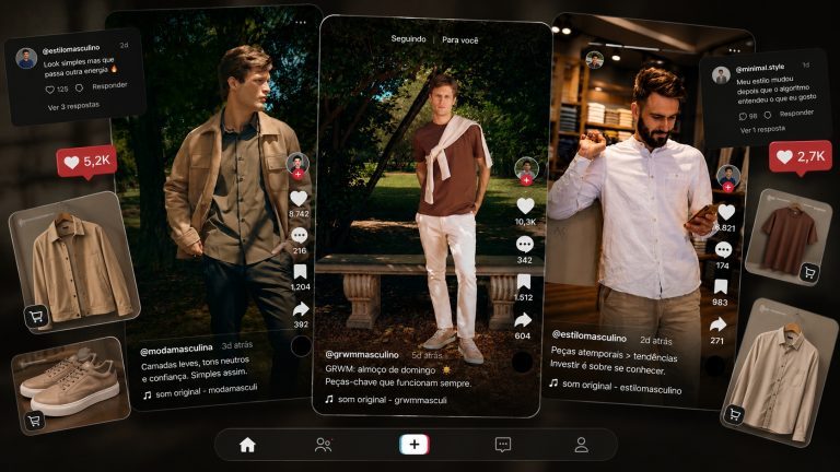 O TikTok está ensinando os homens a se vestir?